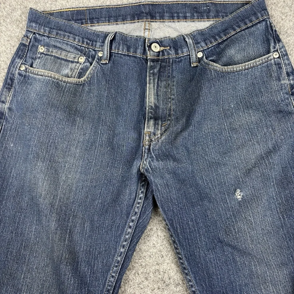 Levi's 559 Jeans Mens 34x36 (Fits 36x34) Relaxed Straight Leg Blue Denim‎ Casual